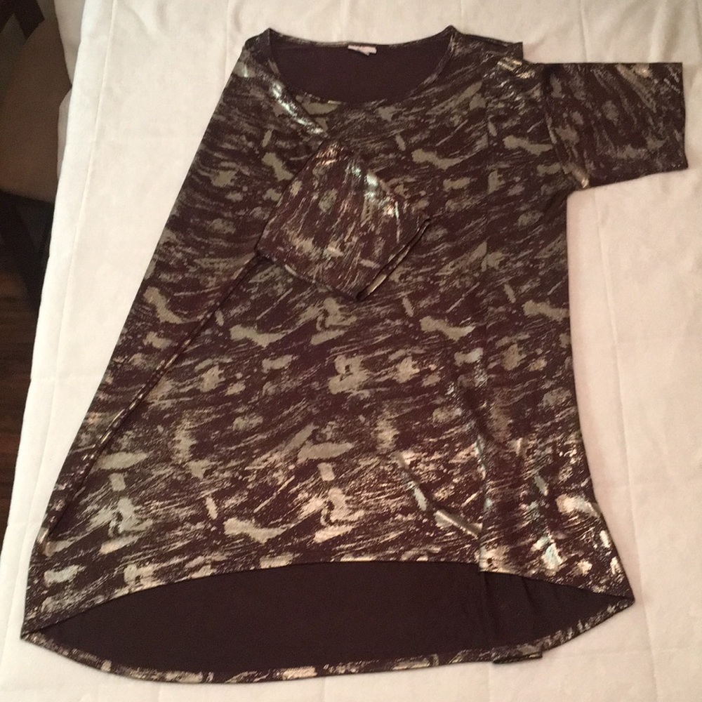 LuLaRoe Classic T bronze brushstroke t-shirt 3XL
